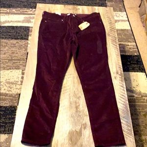 Corduroy 311 shaping skinny pants